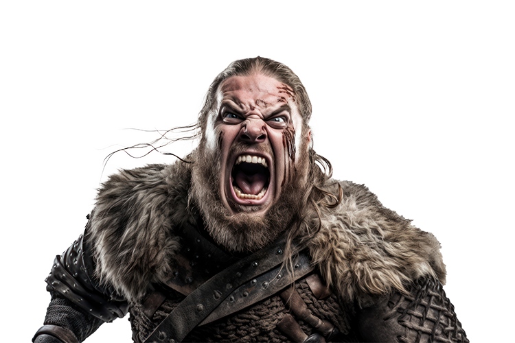 scraming viking
